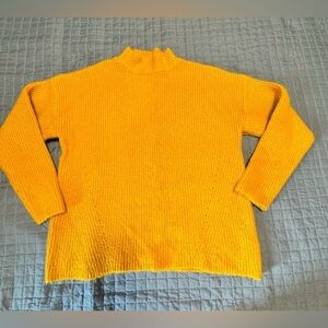 forever 21 oranger Ribbed Mock turtleneck sweater